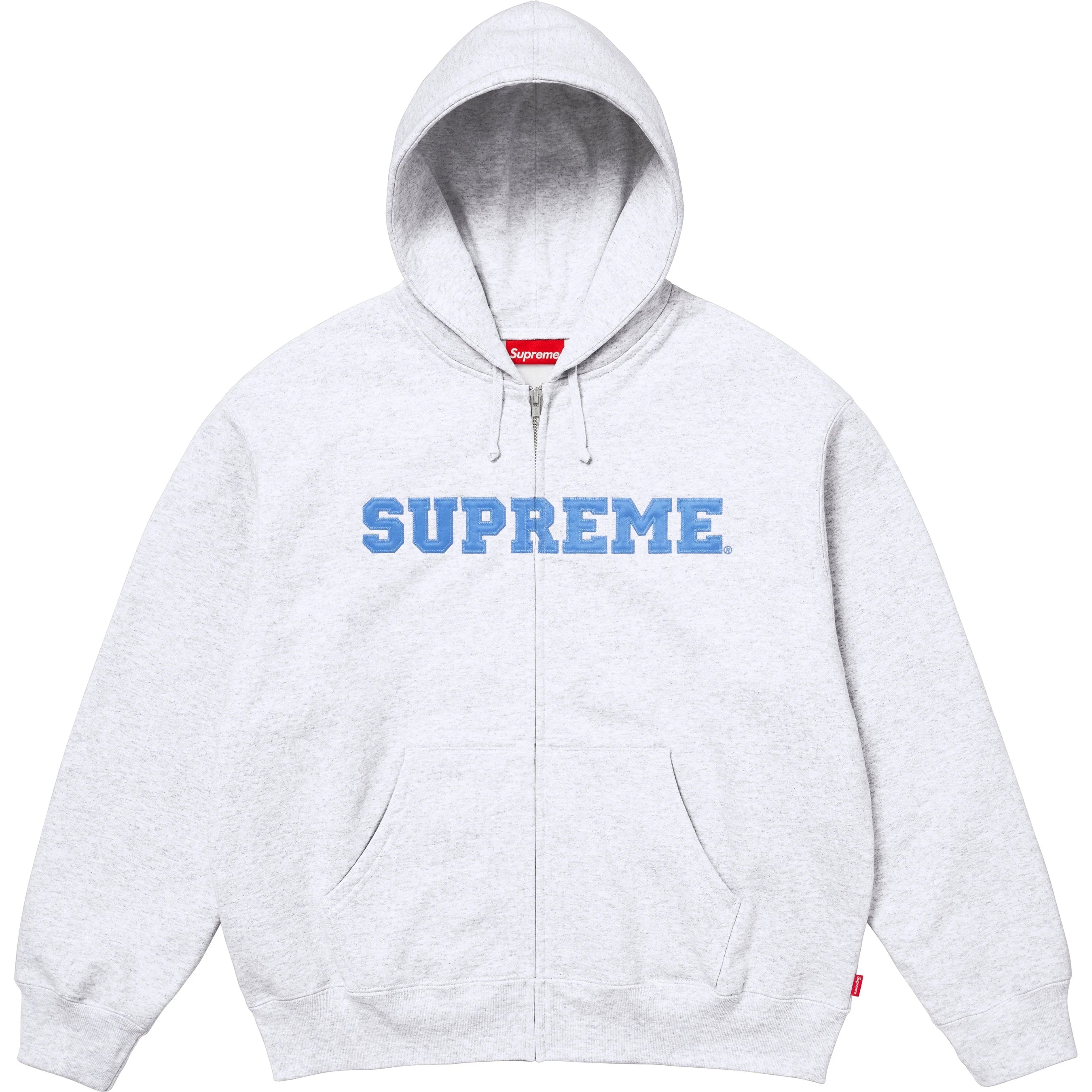 Collegiate Appliqué Zip Up Hooded Sweatshirt view 5